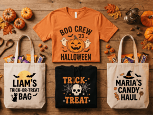 Profesjonell tilpasning av din halloween t-skjorte for merkevaren