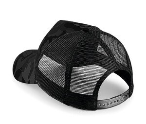 Beechfield BF694 - Urban Style Camo Snapback Cap with Mesh Ventilation