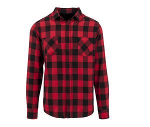 Build Your Brand BY031 - Classic Comfort Cotton Flannel Shirt with Chest Pockets