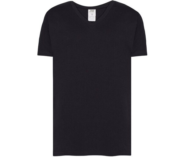 JHK JK401 - Ultra-Soft Enzyme Washed V-Neck Cotton Tee