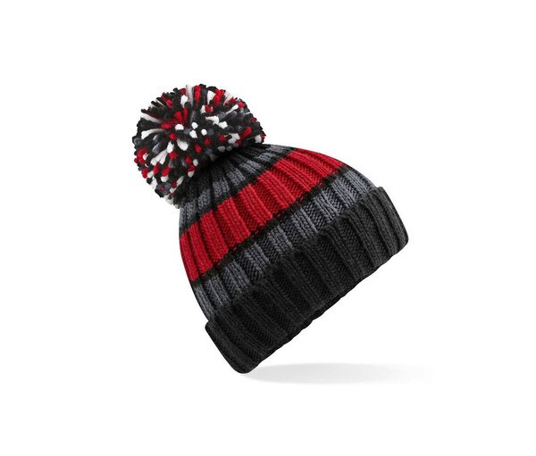 BEECHFIELD BF392 - HYGGE STRIPED BEANIE