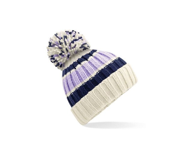 BEECHFIELD BF392 - HYGGE STRIPED BEANIE