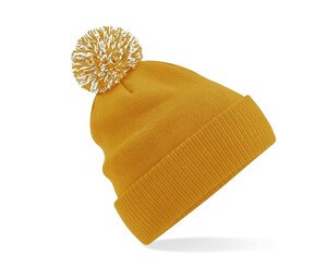 Beechfield BF450 - Trendy Two-Tone Pompom Winter Beanie