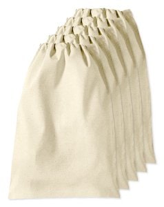 Pack of 5 Westford mill WM115 - Versatile Cotton Tote Bag with Customizable Sizes