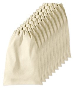 Pakke med 10 Westford mill WM115 - Westford Mill Allsidig Bomullsveske