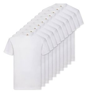 Pakke med 72 Fruit of the Loom SC230 - Kortermet T-skjorte for menn